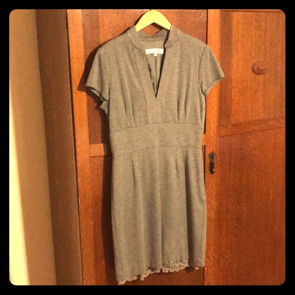Trina Turk grey short-sleeve dress